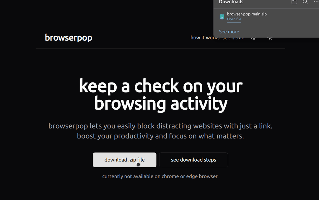 Download and extract