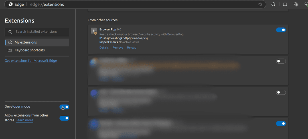 Enable Developer Mode